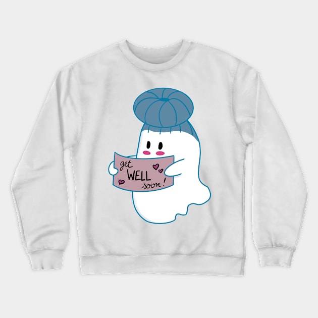 Little Ghost Well Crewneck Sweatshirt by nathalieaynie